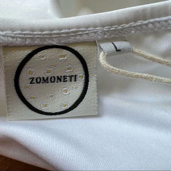 ZOMONETI White One Piece Swimsuit White Size L - Image 5