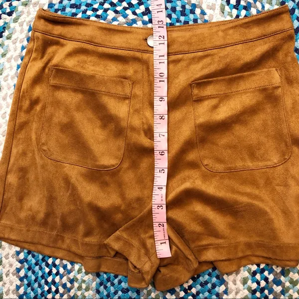 Lush High‎ Waisted Velvet Shorts - Image 6