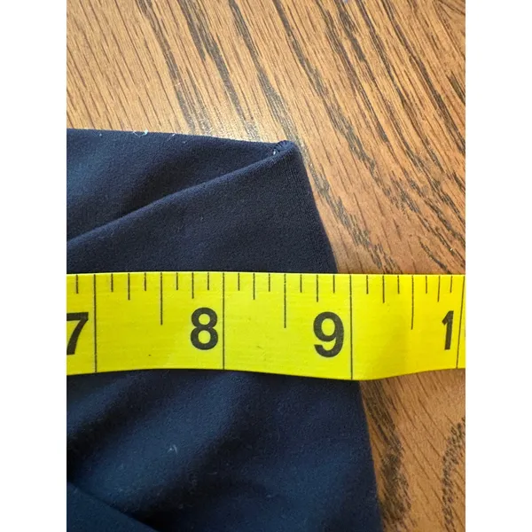 OFFLINE by Aerie Real Me Flare Leggings Navy Blue Crossover High Waist XS - Image 4
