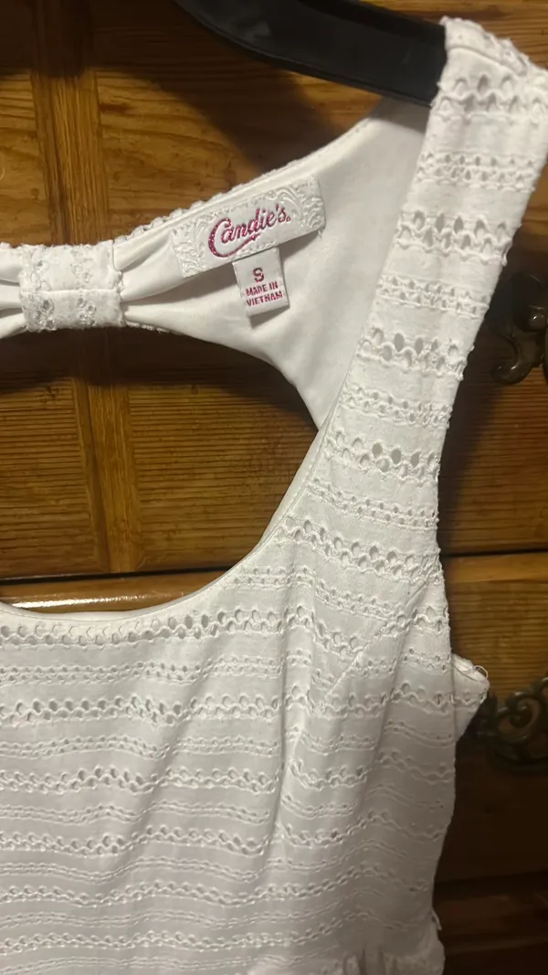 White sleeveless dress - Image 3