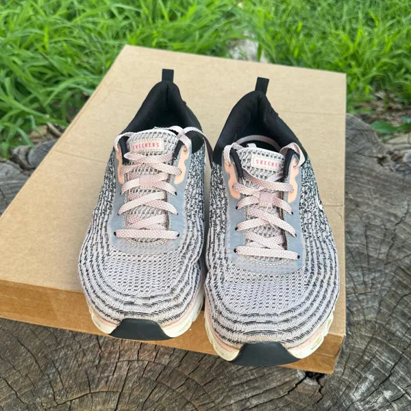 Skechers / HEAD START / Glide Step Sport / BLACK-LIGHT PINK / women shoes size 10 - Image 2