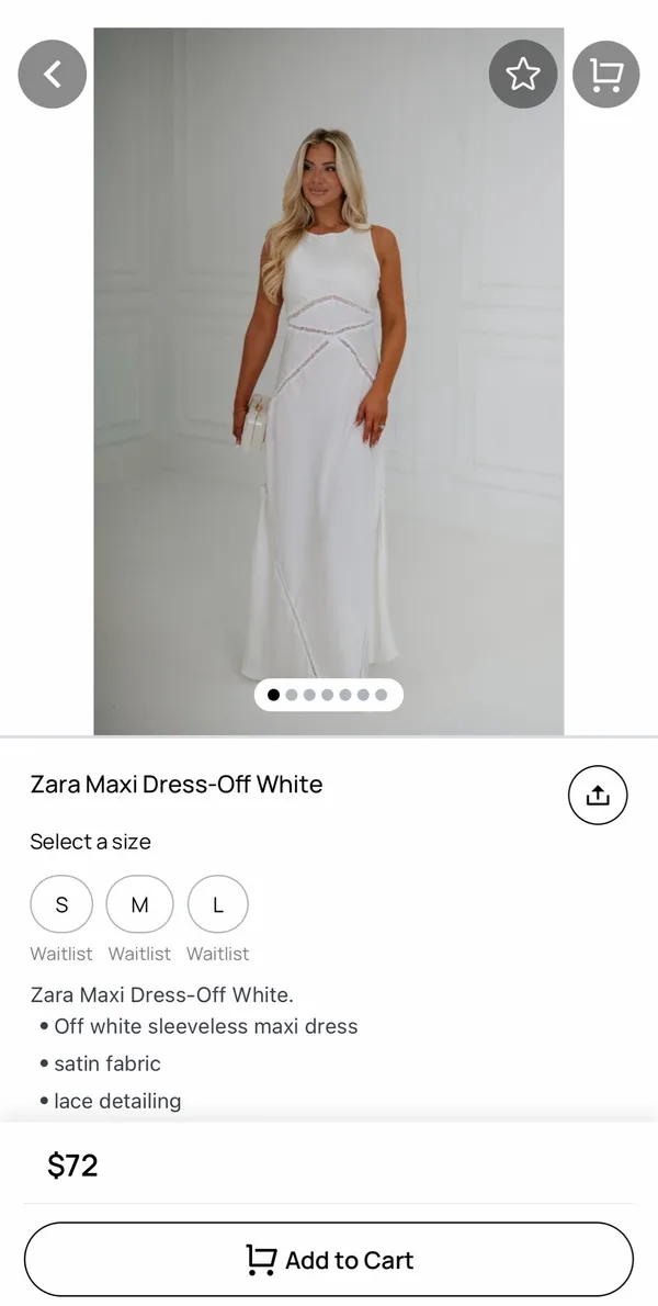 White These Three Boutique Dress Lace - Image 4
