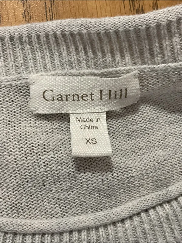 Garnet Hill Linen Organic Cotton Knit Shift Sweater Dress Womens Size XS - Image 6