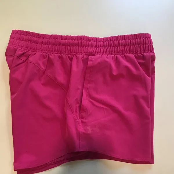 Under Armour Women's Flex Woven Short in Pink Size L NWT - Image 3
