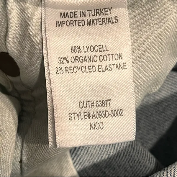 Agolde Nico High Rise Distressed Skinny Ankle Jeans Women’s size 31 - Image 15