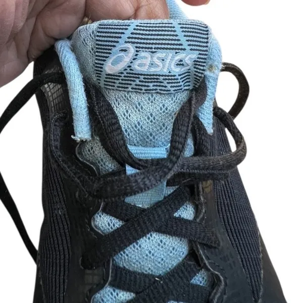 ASICS Women's Patriot 10 Running/Training Shoes Black/Blue/White - size 8 - Image 9