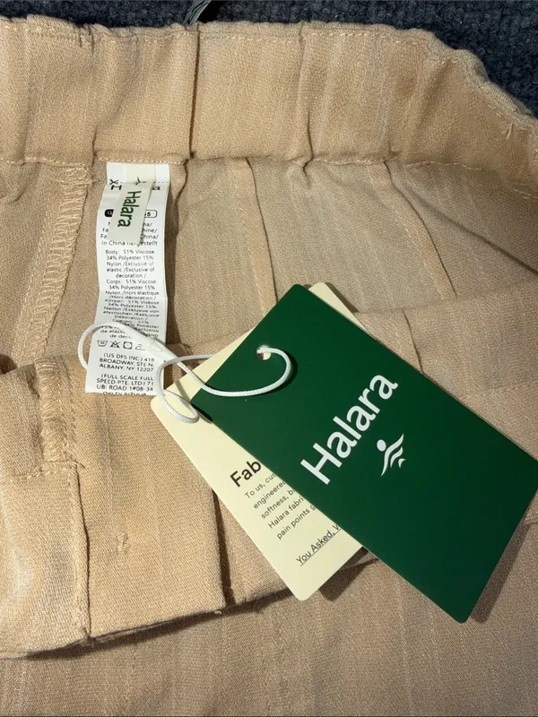 HALARA High Waisted Wide Leg Casual Pants with Pockets - Image 8