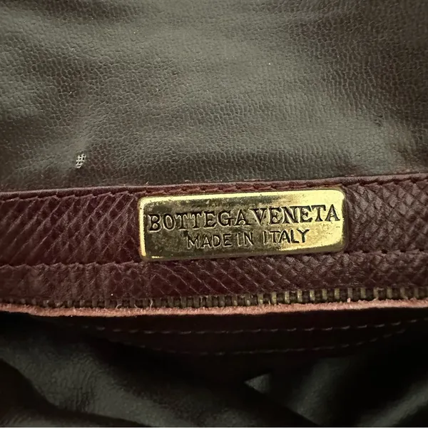 Vintage Bottega Veneta Leather Overnight‎ Duffle Bag - Image 15