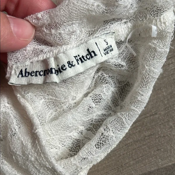 Abercrombie & Fitch Cream Lace Detail - Image 2