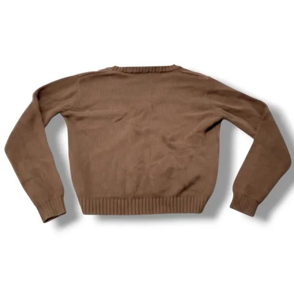 Brandy Melville Sweater One Size / Fits S/M Women's Knit Sweater V-Neck Sweater - Image 4