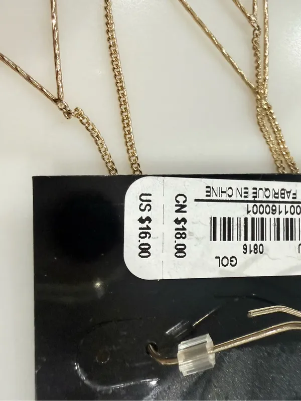 bebe Gold Multi-Loop Drop Earrings light elegant dangle preppy gift - Image 3
