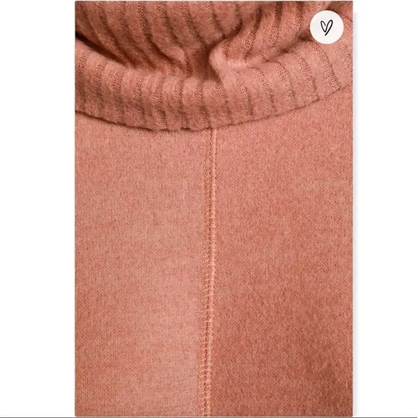 NWT * LULU'S Autumn Daze Mauve Pink Cowl Neck Long Sleeve Sweater Dress - Image 5
