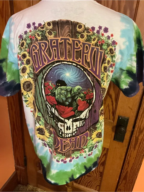 Liquid Blue Terrapin Station Grateful Dead Tie Dye T Shirt Medium Turtle Graphic - Image 8