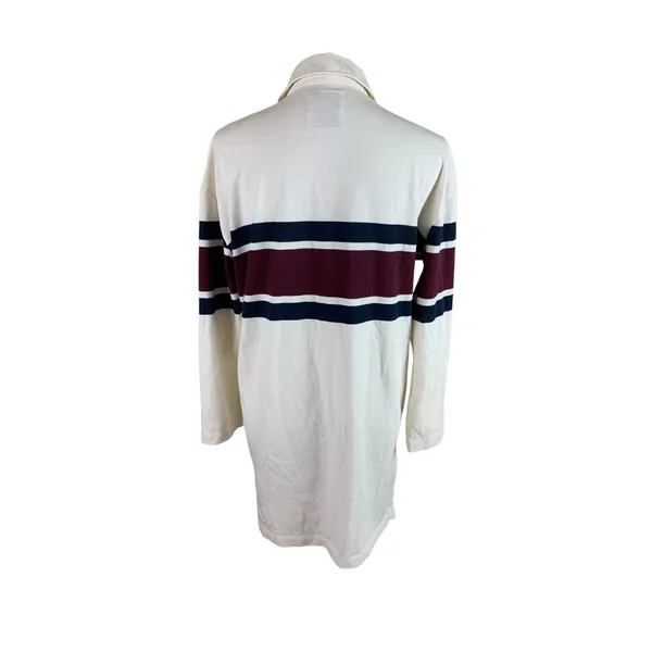 Abercrombie‎ & Fitch Rugby Polo Dress Small White Striped Preppy Tennis Y2K - Image 2