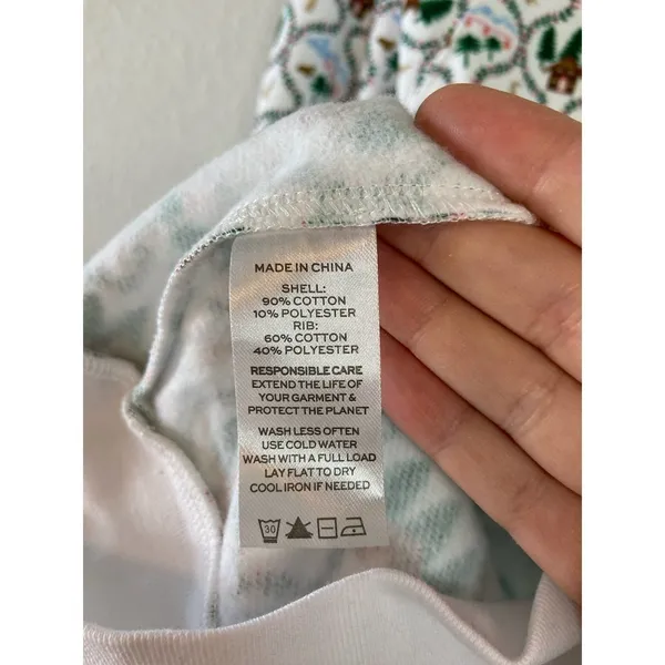 Hill House The All-Gender Teddy Crewneck White Ski Chalet XS - Image 3