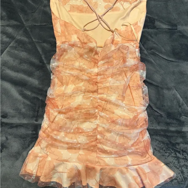 HELLO MOLLY FRONT RUNNER DRESS DUSTY PINK MEDIUM - Image 4