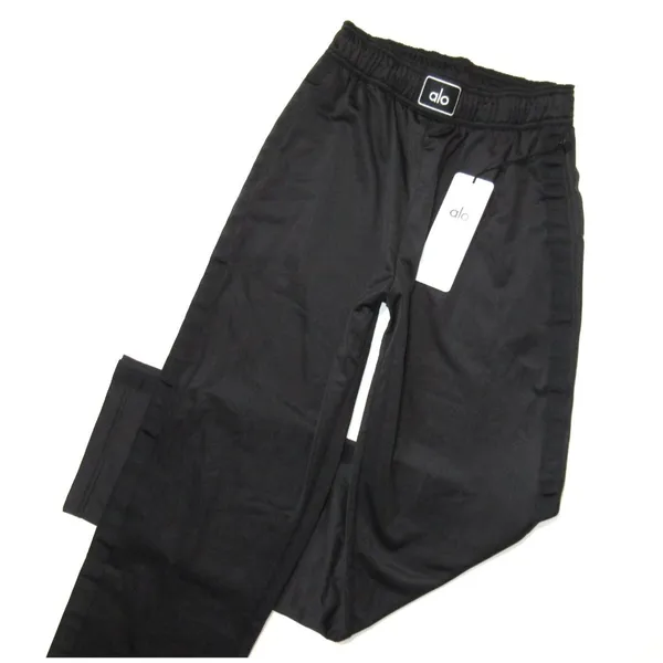 NWT Alo Prizewinner Pant in Black Split Ankle Track Pants XS - Image 2