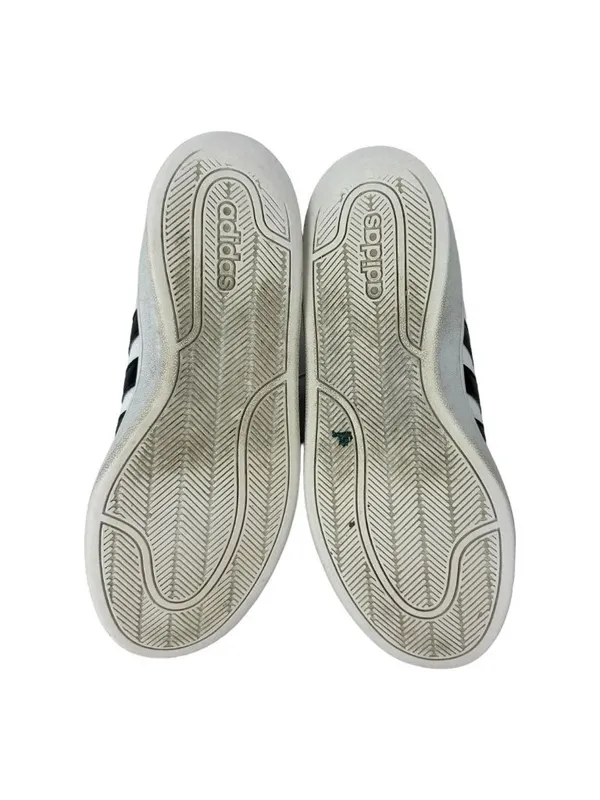 Adidas Cloudfoam Advantage Sneakers Womens Size 6.5 White Black Lace Up - Image 7