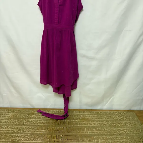 Anthropologie‎ Maeve Batavia Fuchsia Pink Sleeveless Blouse Size Small - Image 3