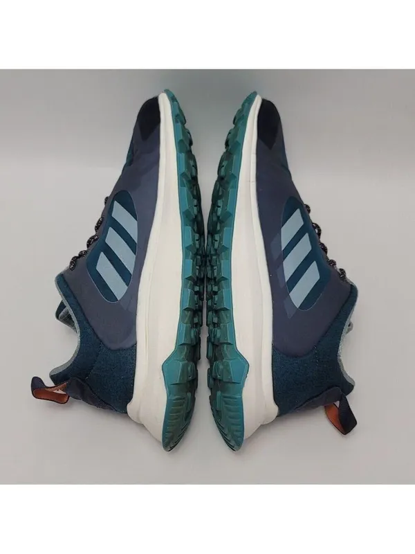 Adidas Response Trail X Running Shoes Women’s Size 7 Navy/Teal Blue - Image 9