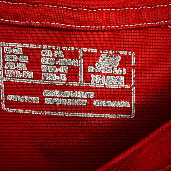 Men’s 2xl New Balance Red Sleeveless Gym Shirt - Image 2
