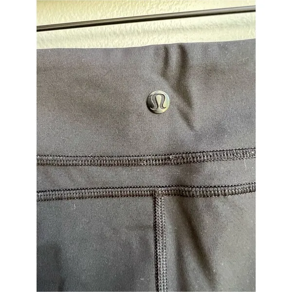 Lululemon Cool To Street Crop Mesh Leggings Black Cropped Active Tights Size 8 - Image 7