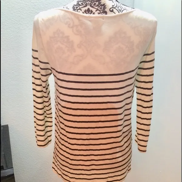 J.Crew Boat Neck Striped Top - Image 3