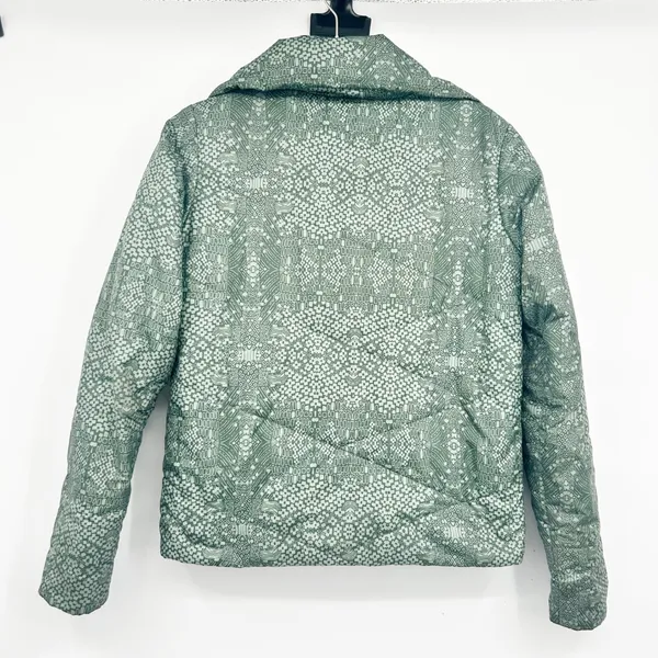 Patagonia Womens Geoharmony Outdoor Insulated Quilted Puffer Jacket Size S Green - Image 9