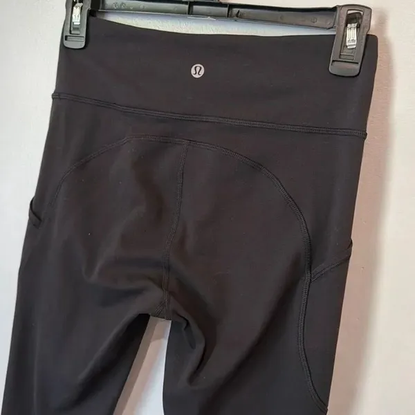 Lululemon Size 6 Full Length Pocket Leggings 31” Gorpcore Active Cozy #1000 - Image 4