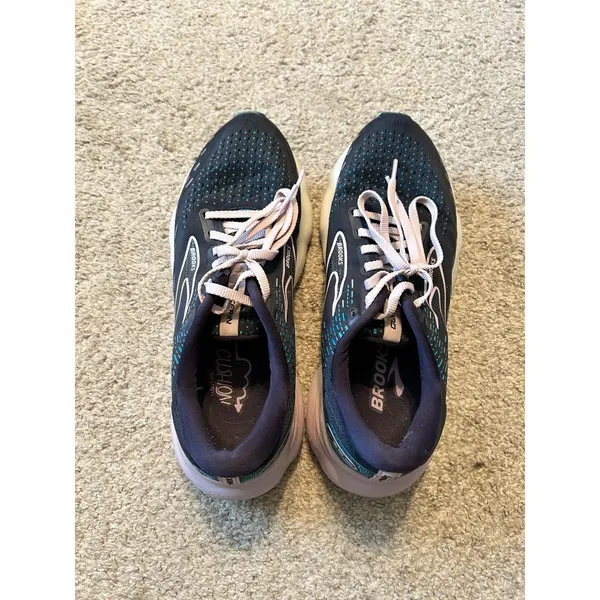 Brooks Glycerin 20 Womens Running Shoes Navy‎ Teal Pink 1203691B499 Size 9.5 B - Image 3