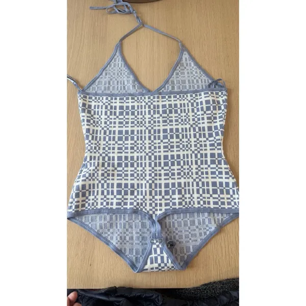 Abercrombie & Fitch Women’s Bodysuit Knit Halter Size XL 2712 - Image 7