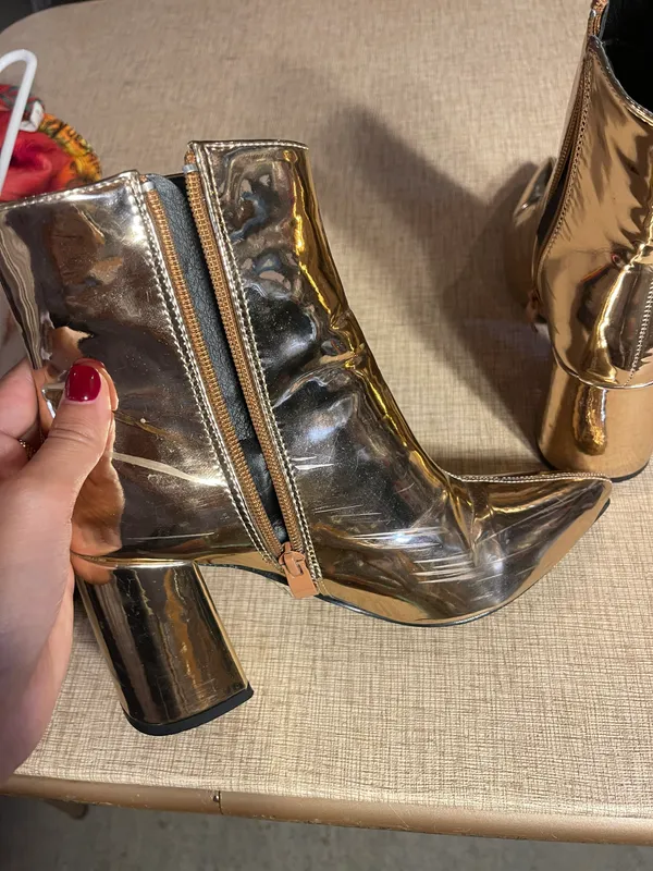 Revolve d Rose Gold Boots - Image 4