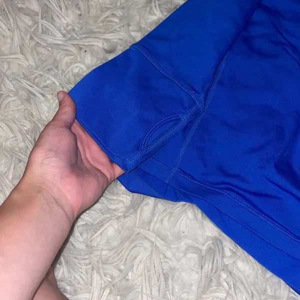 Gap Bright Blue Athletic Quarter Zip - Image 2