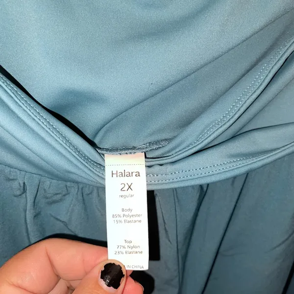 Teal Yoga/Workout Pants by Halara- Sz 2X - Image 4