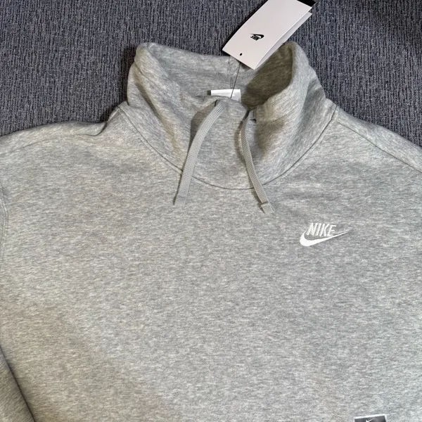 Nike Women’s Club Fleece Lined Mock Neck Oversized Sweatshirt - Image 7