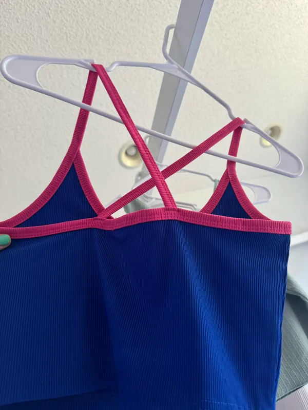 Blue And Pink Tanktop - Image 2