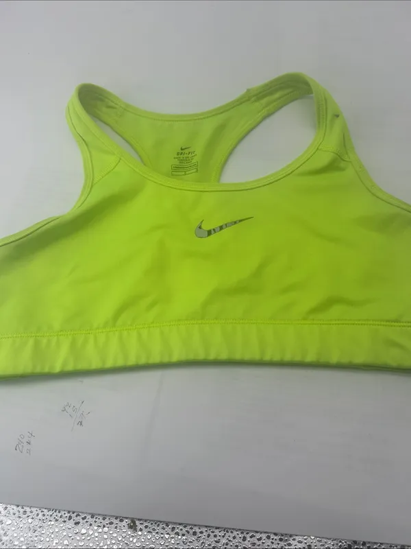 Nike Neon Lime Racerback Sports Bra - Image 3