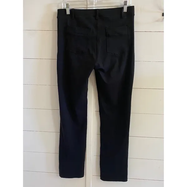 Yogipace Womens‎ Black Straight Leg Dress Pants 4-Way Stretch Workleisure L New - Image 9