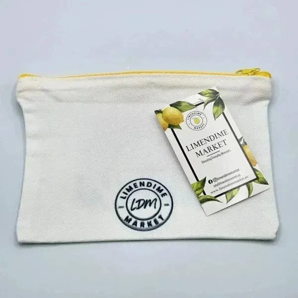 Bismillah Canvas Zipper‎ Pencil Bag Makeup Bag Pouch Bag Handmade NWT - Image 2
