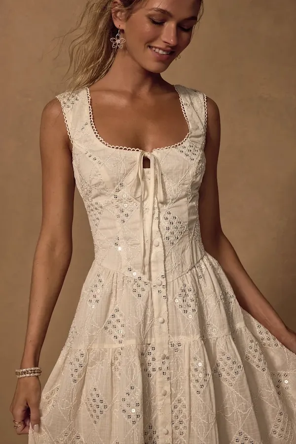 Lulus Embroidered Dress - Image 2