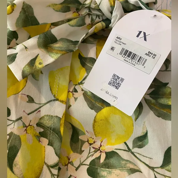 Arula Lemon Limoncello Skort 1X NWT Green - Image 3