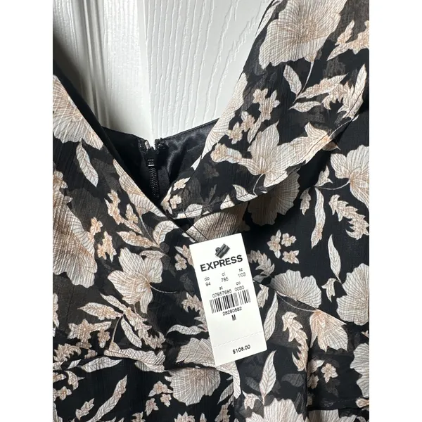 Express Floral Ruffle Maxi Dress - Image 4