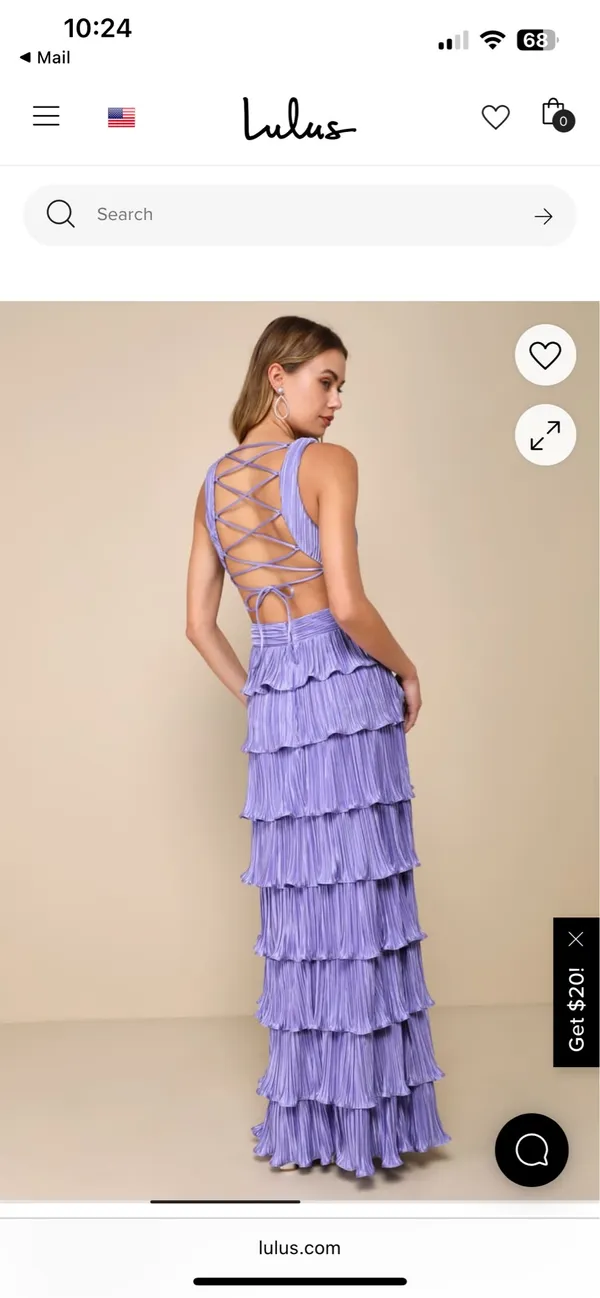 Lulus Lavender Maxi Dress - Image 3