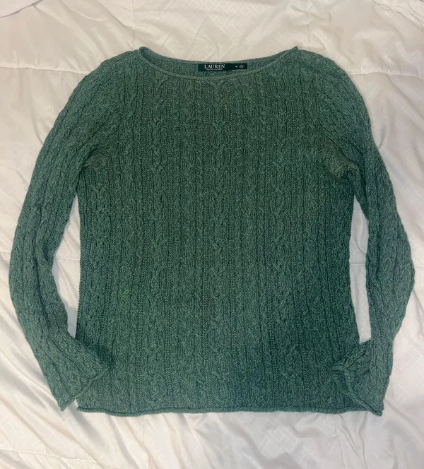 Ralph Lauren Green Sweater - Image 3