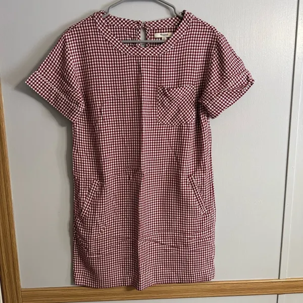 Madewell‎ Gingham Shirt Dress Size XS - Image 2