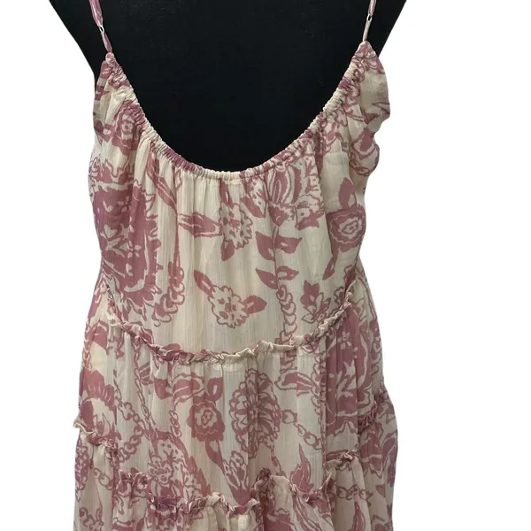 Free People Julianna Maxi Dress for‎ Women Size Small Pockets Rose & Ivory NWT - Image 9