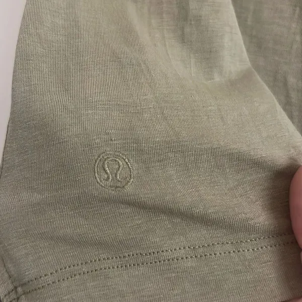 ✨ Lululemon Classic-Fit Cotton-Blend Bronze Green Sz Small T-Shirt✨ - Image 8