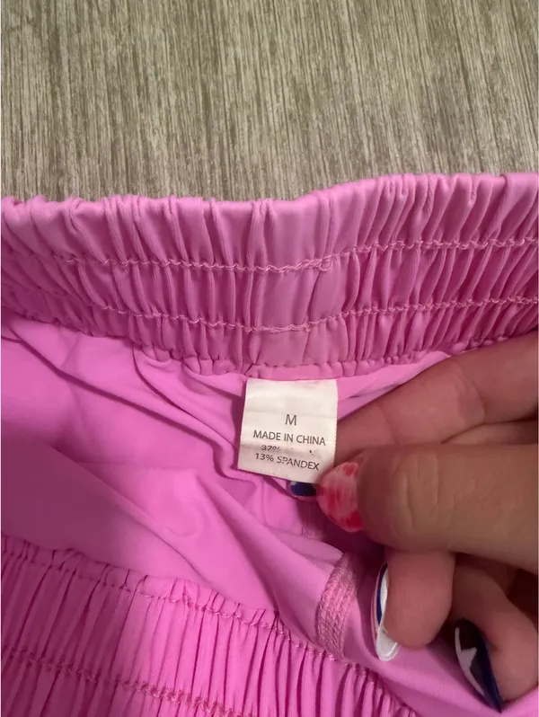 Amazon pink butterfly flowy shorts - Image 2