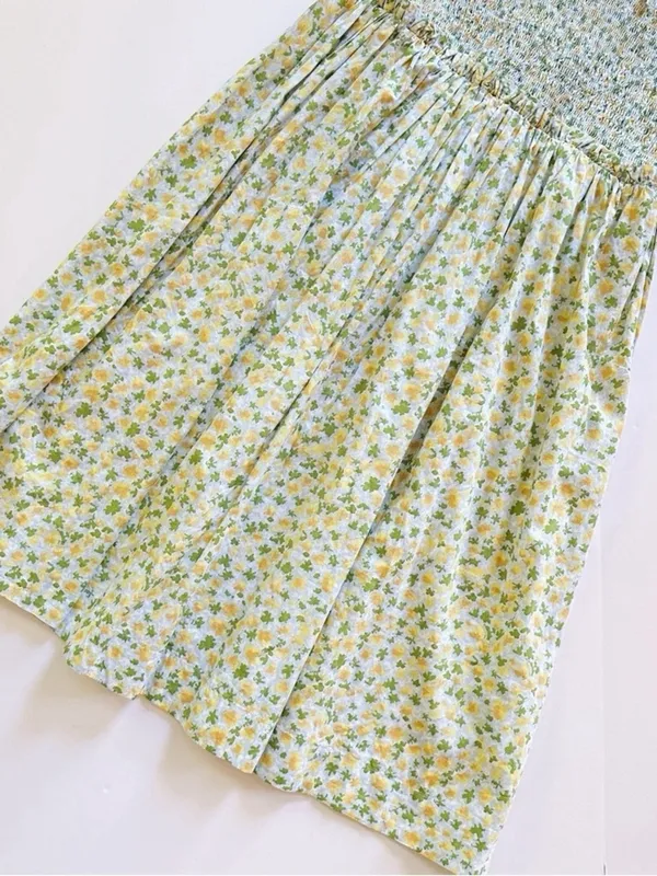 Free People Lavender Daze Days Midi Smocked Dress - Image 3