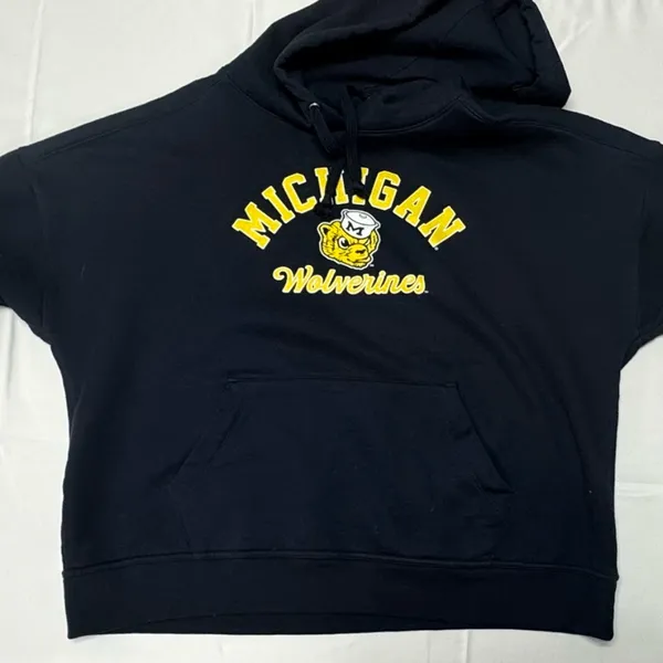 Champion Michigan Wolverines Women Navy Blue‎ Hooded - Size L. - Image 11